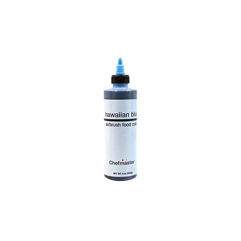 Chefmaster Airbrush Spray Food Color, 9-Ounce, Hawaiian Blue,751704 3186