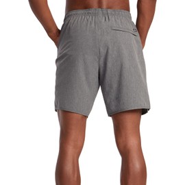 RVCA Men's Yogger Stretch Short, Charcoal Heather S125
