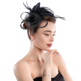 Fascinators Hats for Women Kentucky Derby Hats for Women Tea Party Hats for Women Kentucky Derby Outfits Black