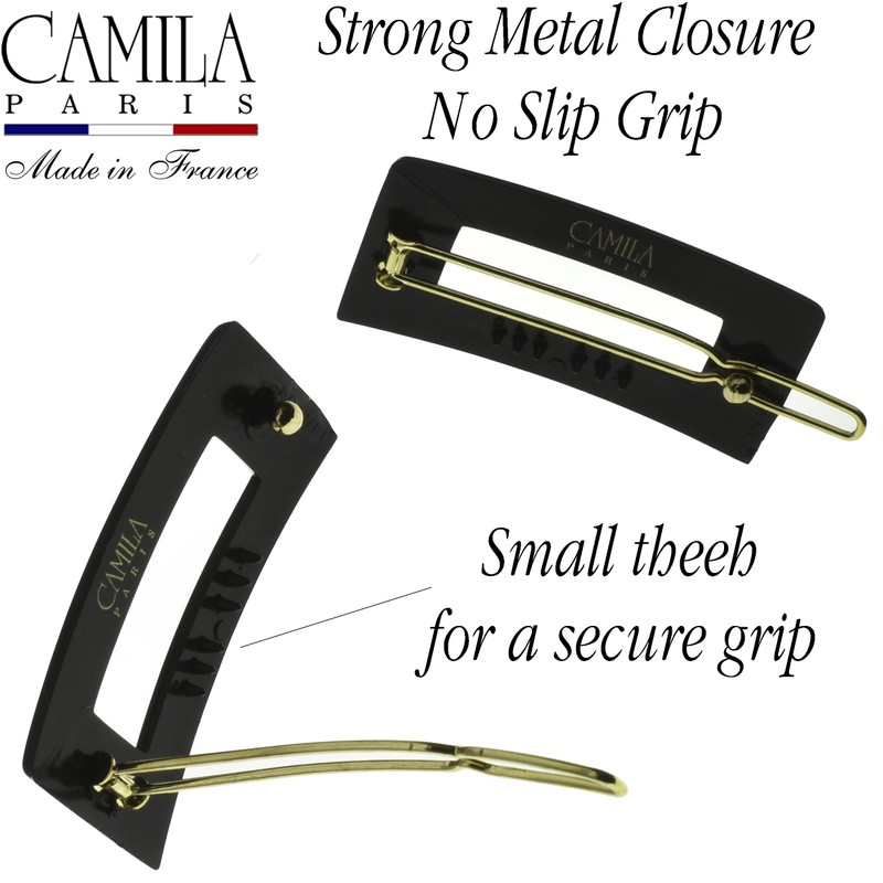 Camila Paris CP3874 French Hair Barrette Slides Clips for Women,