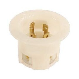 Morris Products 20472 30A 480 VAC Recessed Twist Lock Male Plugs 3 Pole 4 Wire