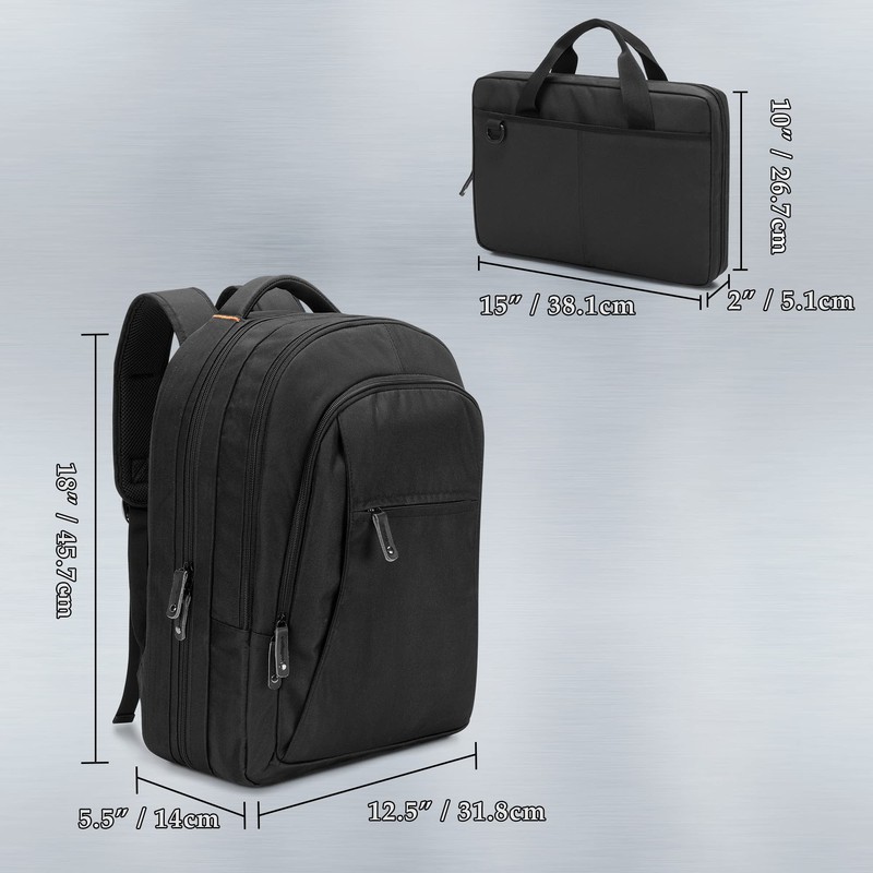 samdew Three-layer Chef Backpack with Knife Bag, Professional Knife Backpack