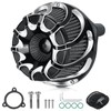 kekykm Twin Cam Air Cleaner Intake Filter Kit For Harley
