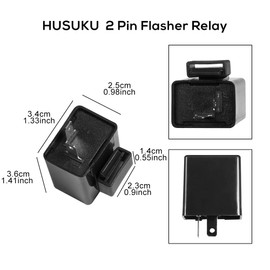 2 pines, 12 V relé de intermitencia señal de giro Indicador de moto para moto indicador de luz LED
