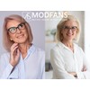 MODFANS 4 Pack Cat Eye 2.25 Reading Glasses for Women,Fashion