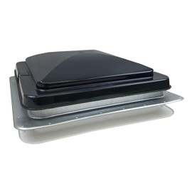 HENG’S INDUSTRIES 14" RV Camper Trailer Universal Smoke LID ROOF Vent with 12 Volt Fan 74112- C