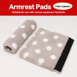 TOMMHANES AMISGUOER Wheelchair Armrest Pads 9" Wheelchair Arm Rest Covers Wheelchair Arm Pads Wheelchair Armrest Pads Washable (WP09N-03B)