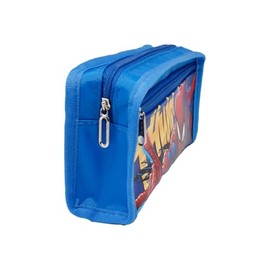 LDDYKZY Spider Pencil Case Anime Hero Pencil Case with Zip for Kids Square Rectangular Pencil Case Spider Large Pencil Case Pencil Bag for Teen Gift