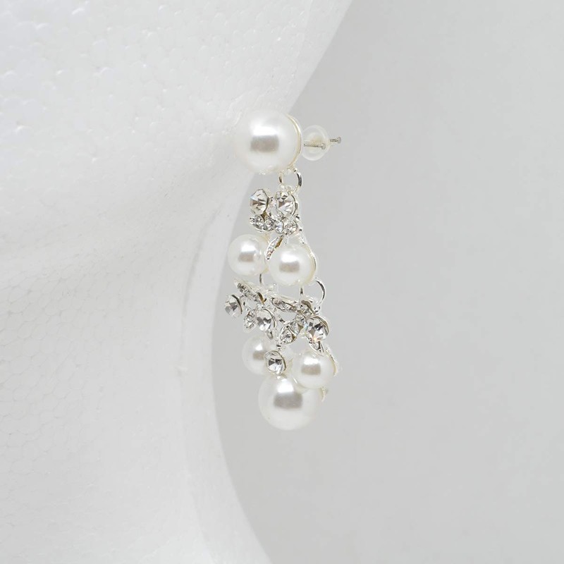 Veeve La Marie! B284 Pearl Necklace Necklace Set Wedding Earrings