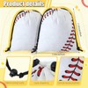 Cholemy 98 Pcs Baseball Party Favors Acrylic Baseball Key Chain
