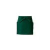 Seven Uniform CT2567-8 Short Apron, Dark Green, One Size Fits