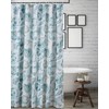 Barefoot Bungalow Cruz Coastal Shower Curtain, 72x72 inches, White