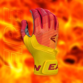 Easton | Adult Walk-Off Ethos Baseball Batting Gloves | Fire | S
