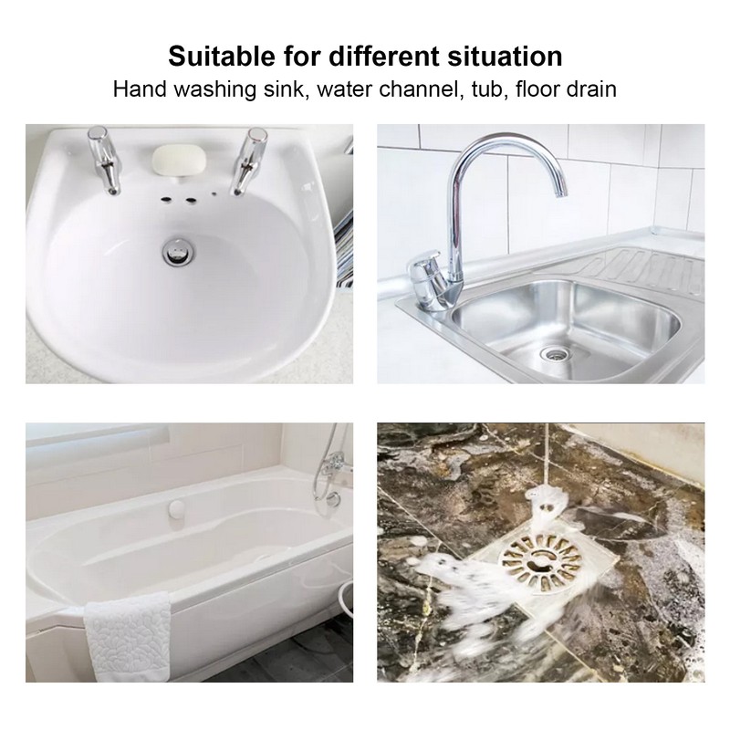 50Pcs Shower Drain Hair Catcher Fiberglass Practical Convenient Dense Mesh
