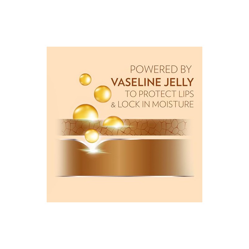 Vaseline Lip Therapy Creme Brulee - Tarro de 0.25 onzas