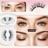 LASHVIEW Magnetic Eyelashes with Applicator,Reusable Soft Magnetic Eyelashes Natural Look,