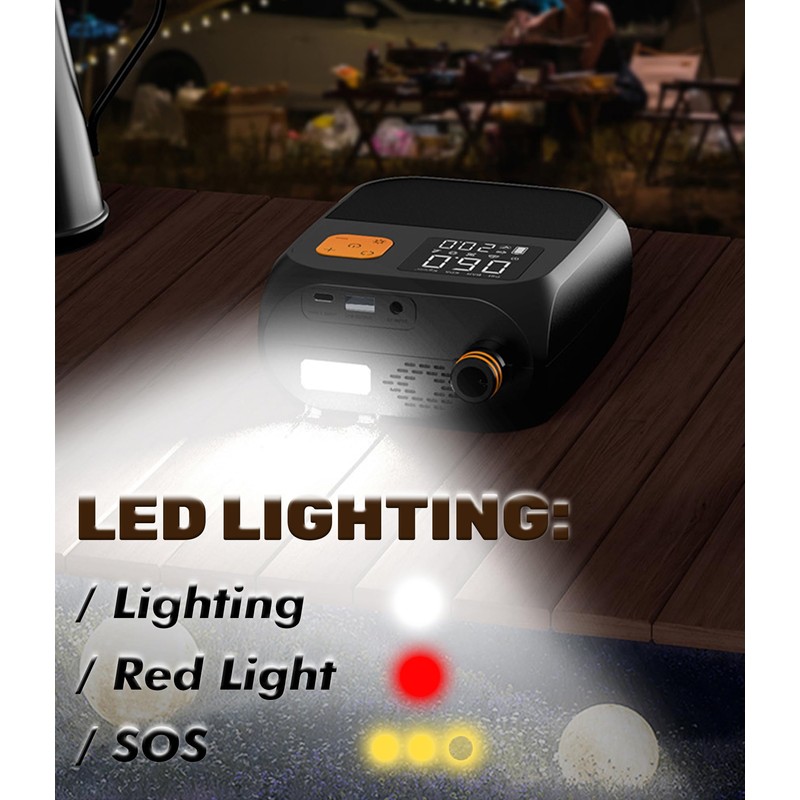 Electric Paddle Board Pump Portable MAX 25PSI