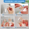 Toothbrush Holders for Bathroom【Innovation Single Slot Design】 2PCS Toothbrush Holder