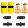 18Pcs Garden Hose Quick Connect Fittings Set, 2 in 1
