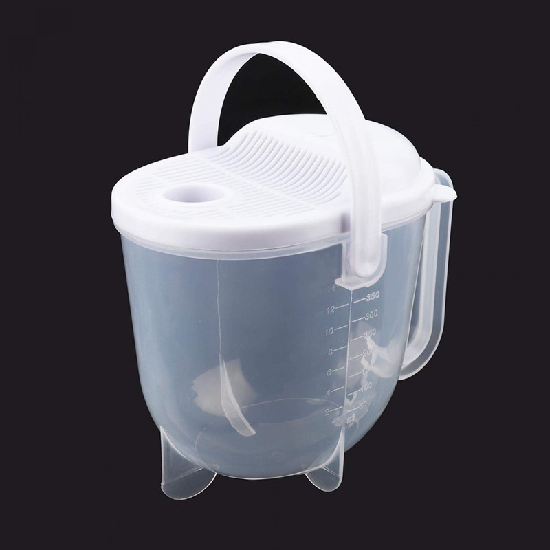 Rice Washing Strainer, 7.48*4.72*6.3Inch Fruit Washer, Kitchen Drainer for Cleaning