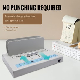 Thermal Binding Machine Book Binder Machine Book Binding Kit 500 Sheets Capacity Thermal Binder A3/A4/A5 Document with Glue Strips Cover 110V Hot Melt Machine Heat Binder Contract Document Invoice