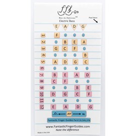 Fantastic Electric Bass Finger Guide - Fretboard Stickers for Electric Bass