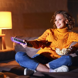 Cover for Vizio Remote, Compatible with Vizio Remote Case XRT136 / XRT140 D Series Universal Smart TV Control Replacement Silicone Skin Sleeve Glow in The Dark