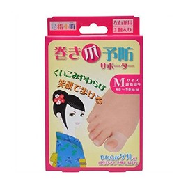 Toes Komachi Prevention Supporter, M, Pack of 2