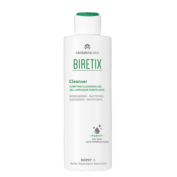 Biretix Cleanser Purifying Gel Moisturising Mattifying Oily Skin 200 ml