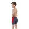 Kes-Vir Incontinence Boy's Swim Shorties in Slate/Red, 7-8 years