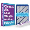 Filtrete 16x25x4 Refillable Air Filter Starter Kit, MPR 1550, MERV