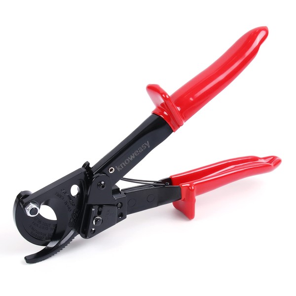 Knoweasy Cable Cutter and Ratchet Wire Cutter Works for Aluminum