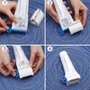 DERDOUT Toothpaste Tube Squeezer,Plastic Rolling Tube Toothpaste Dispenser Tube Wringer