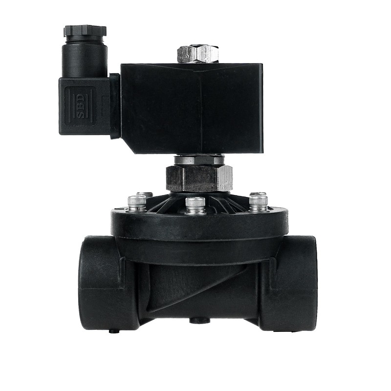 FSA Solenoid Valve Plastic PA6 1 Inch 230 V AC