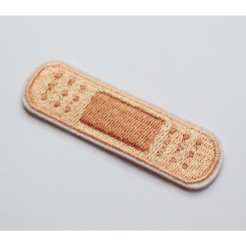 Patch Bandage, Set of 3, Iron On, Cute Embroidery Patch,