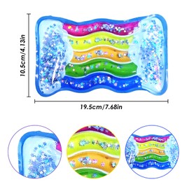 Sensory Fidget Toys for Autism, Squishy Fidget Toys Filled with Colorful Liquid, Stress & Anxiety Autism Toys for Autistic Kids, ADHD, Special Needs, Tactile Therapy Squishy Toys for Kids