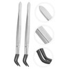 jojofuny Tweezers 2pcs Rubber Tipped for Stamp Collector Crafts Jewelry