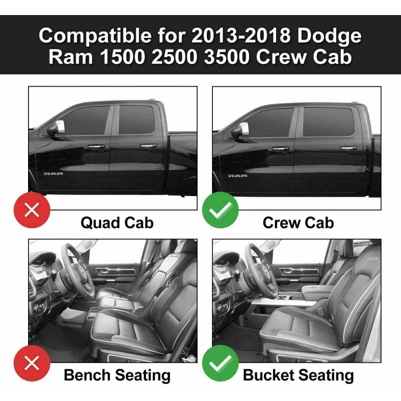 3W Floor Mats & Front Carpet for Dodge Ram 1500