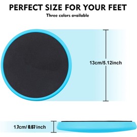 Ballet Turn Disc Turning Board for for Dancers Figure Skaters Gymnasts Cheerleaders, Portable Spin Turn Board to Improve Balance Pirouette Technique, Ballet Training Equipment for Kids Adult (Blue)
