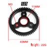 32P Spur Gear, 52T 0.8 Metric Pitch, Compatible with 32-Pitch,