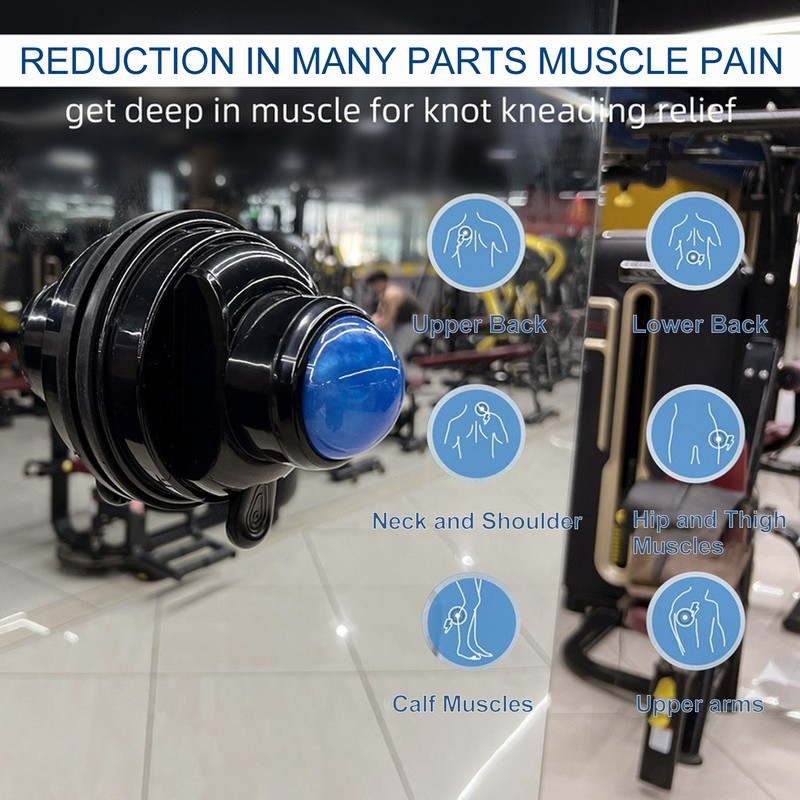 Wall Massage Roller Manual Suction Cup Massage Ball 360 Degrees