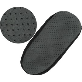 BenSorts Man Fuzzy Slipper Socks with Grippers Warm House Indoor Fleece Cabin Cozy Socks Gifts 2 Pairs Gray Size 7 8 9 9.5