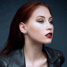 JewelryWe Jewellery Hoop Earrings Cross Stainless Steel Classic Crucifix Earrings Stud Earrings Ear Piercing for Men Women 6 Colours, Stainless Steel