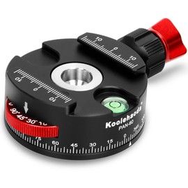 Koolehaoda Panorama Tripod Head 360º All-Metal Tripod Head with Indexing Rotator Compatible with Arca Swiss Quick Release Plate