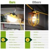 YXL 16000LM 130W Construction String Lights, 100FT Industrial LED String