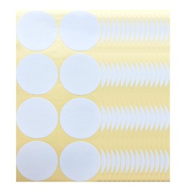 Lstycoy 2" Color Coding Labels, Round Circle Dot Sticker Labels, 120PCS Per Pack (White)