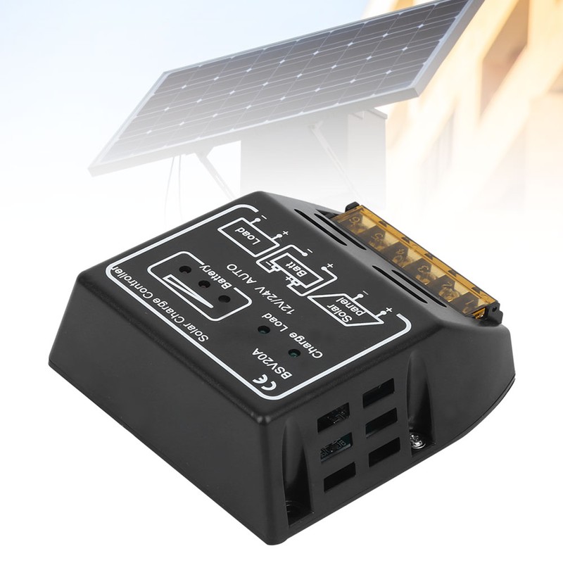 20A DC12V Solar Charge Controller Cells Panel Battery Charging Regulators
