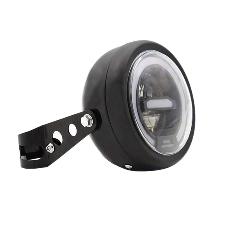 YIBO Retro Modified Motorcycle Headlight LED Day Traveling Aperture Headlight