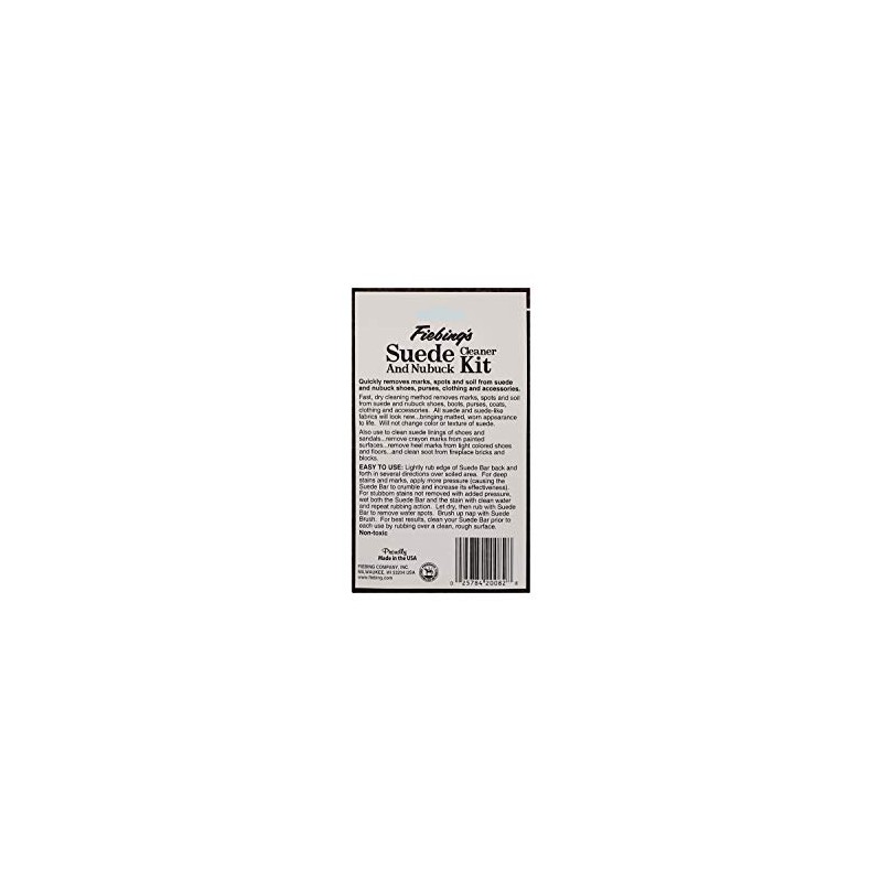 Fiebing's Suede & Nubuck Cleaner Kit - Remove Stains &