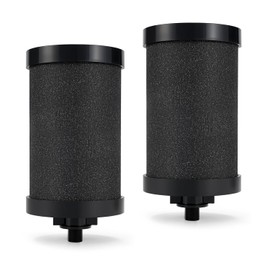 2387 Pro NSF Certified Replacement Water Filter Compatible with Alexapure Water Filtration System,Reduces chlorine, etc，Last Up to 5000 Gallons,Black(2 Pack)